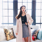 Longfeng Mid-length Woolen Women's Coat Autumn and Winter Student Fashion Woolen Coat