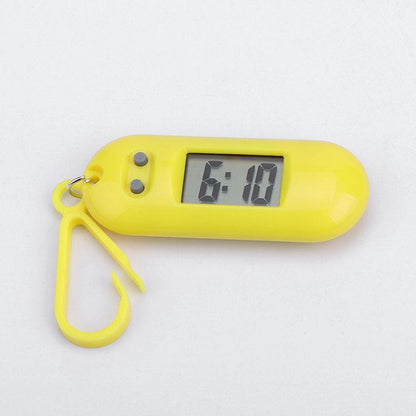 Luminous Student Exam Dedicated Silent Electronic Small Pocket Watch Compact Portable Keychain Electronic Watch