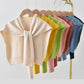 Pure Color Simple Shoulder British Style Shawl Outside Lace Knotted Knitted Wool Scarf Women's Shirt Shirt Fabric Soft and Comfortable