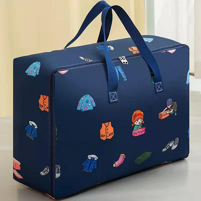 Oxford Cloth Extra Large Quilt Storage Bag Thickened Moisture-proof Travel Tote Bag Clothes Home Organize Luggage Bag Closet Organizer
