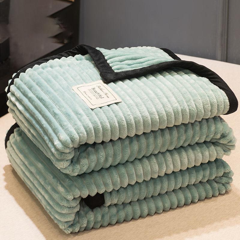 Blanket Thick Coral Fleece Blanket Winter Blanket Quilt Flannel Warm Sheets Office Nap Blanket Bedspread Blanket Floral Modern Blanket for Couch
