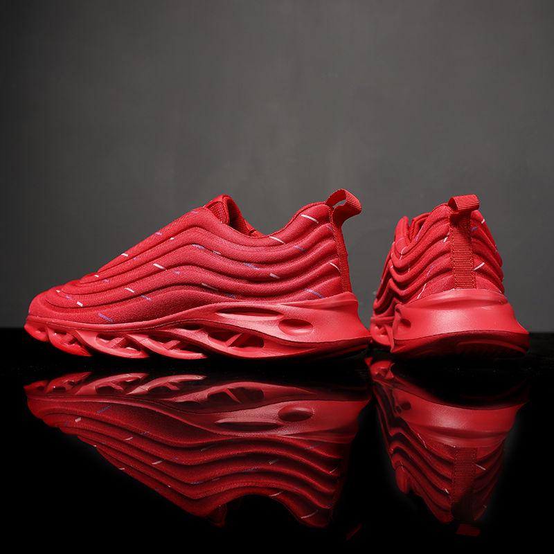 Men's shock-absorbing running shoes casual deodorant fashion tide shoes men's increase blade shoes