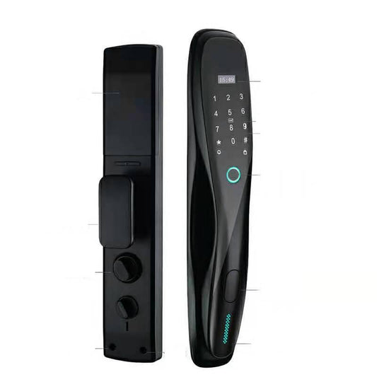 Automatic Fingerprint Lock Graffiti Intelligent Lock Burglarproof Wooden Door Electronic Lock Password Lock