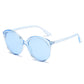 WTEMPO Sunglasses female big box pink sunglasses female big face sun glasses round sunglasses