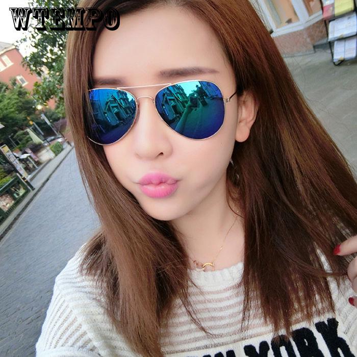 WTEMPO Eyewear casual metal frame unisex sunglasses anti-uv outdoor eyeglasses