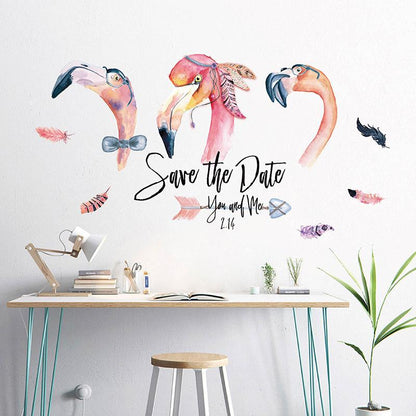 Appointed days art wall stickers bedroom living room study TV sofa background decorative stickers