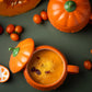 Creative Ceramic Mugs with Lid Handmade Coffee Cups Pumpkin Shaped Tea Milk Breakfast Mug Oatmeal Yogurt Cup Unique Novelty Gift