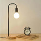 Simple and Creative Log Work and Study Small Table Lamp Modern Literary Personality Bedroom Bedside Lamp