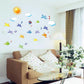 Color Children 'S Wall Stickers Warm Three -Dimensional Birds Groups Wallpaper Removable