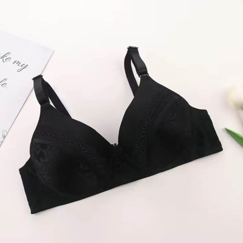 Ladies Plus Size Thin Shaped Gathering No Steel Ring Adjustable Comfortable Breathable Bra