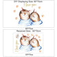 Cute Lovely Cartoon Cats Couples Wall Stickers Paws Prints For Kids Room Bedroom Art Decals Home Dec