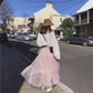 Pofulove Mohair Girly Ruffles Cuffs Turtleneck Warm Knitwear Skin-friendly Losse Pullover Sweater