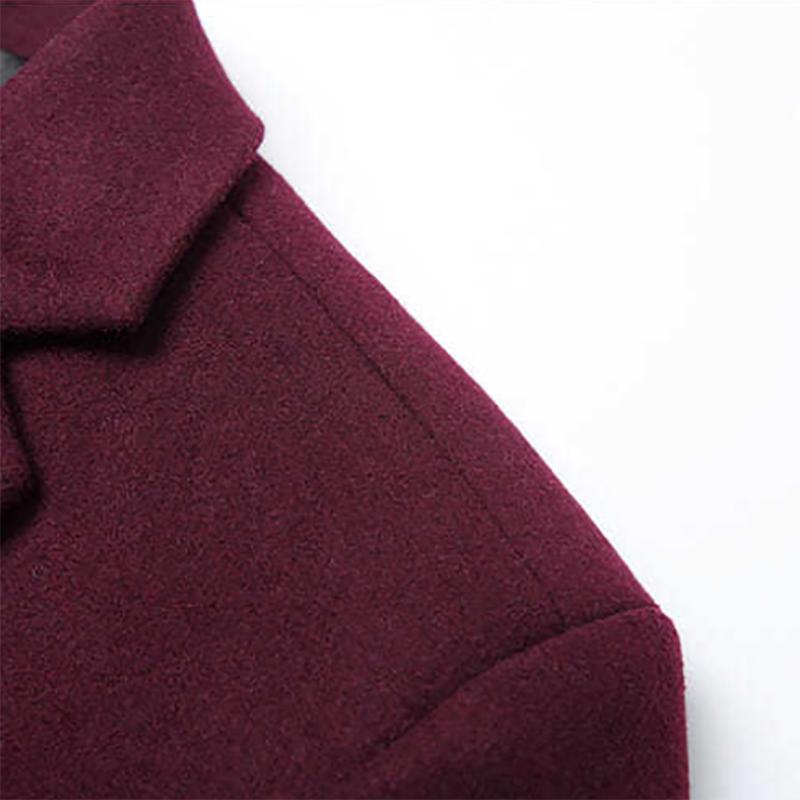 Autumn and Winter Men's Jacket Business Casual Thickened Plus Velvet Warm Loose Jacket Men