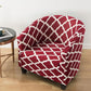 Club Chair Slipcover Stretch Armchair Covers Printed Tub Chair Cover Sofa Cover Spandex Couch Covers for Bar Counter Living Room