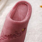 Autumn and Winter Couple Cotton Slippers Men and Women Indoor Cute Non-slip Thick Bottom Slippers