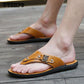 Fashion Outdoor Beach Shoes Slippers Simple Pinch Flip Flops Men's Sandals Handmade Shoes