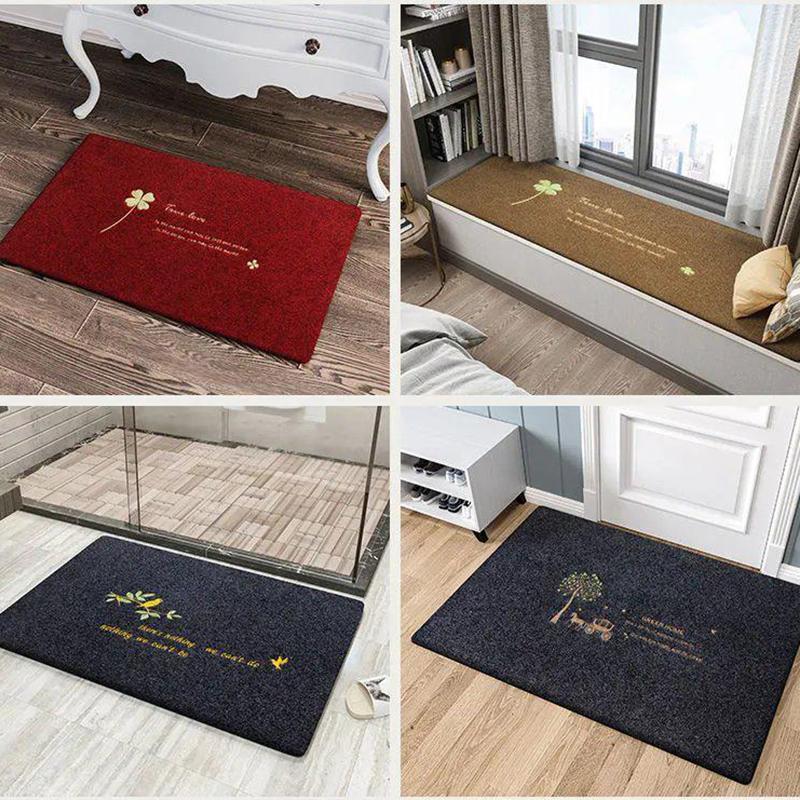 Household Kitchen Non Slip Mat Doormat Door Mat Entrance Door Carpet Bedroom Bathroom Toilet Absorbent Carpet