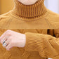 Autumn and Winter Men's Slim Turtleneck Sweater Thickening Trend Youth Sweater