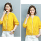 Printed Solid Color Sun Protection Clothing Women's Long-sleeved Light Women's Short Jacket Casual All-match Summer Sun Protection Shirt