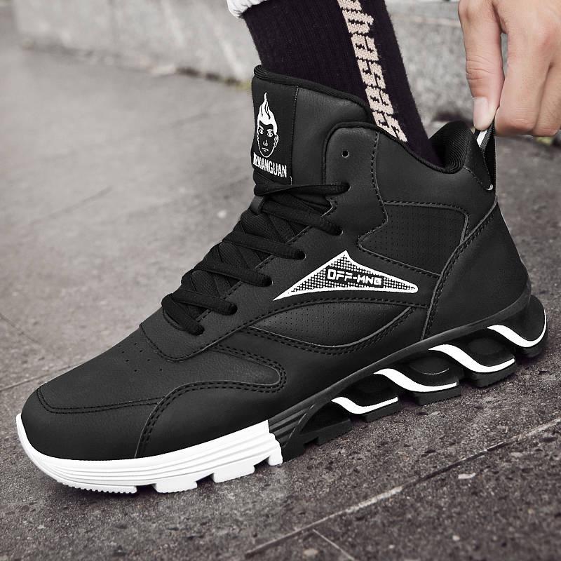 Men's shoes trendy wild Casual tide shoes Men's Sneakers High-Top Basketball Shoes fashion