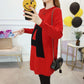 Pregnant Women's Autumn  Fashionable Sweaters  Mid-length Loose Coats  Maternity  Thicker Korean Winter Clothes