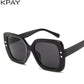 Oversized Sunglasses Women Luxury Transparent Gradient Sun Glasses Big Frame Vintage Eyewear UV400 G