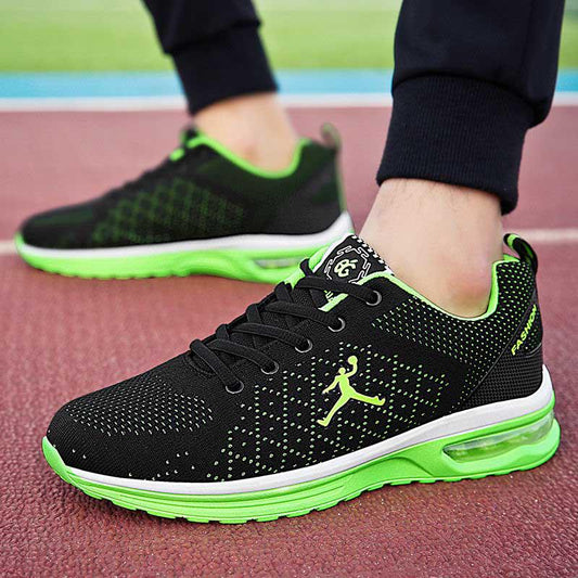 36-45 Couples Sneakers Men Wear-resistant Green Basketball Shoes Breathable Deodorant Running Shoes