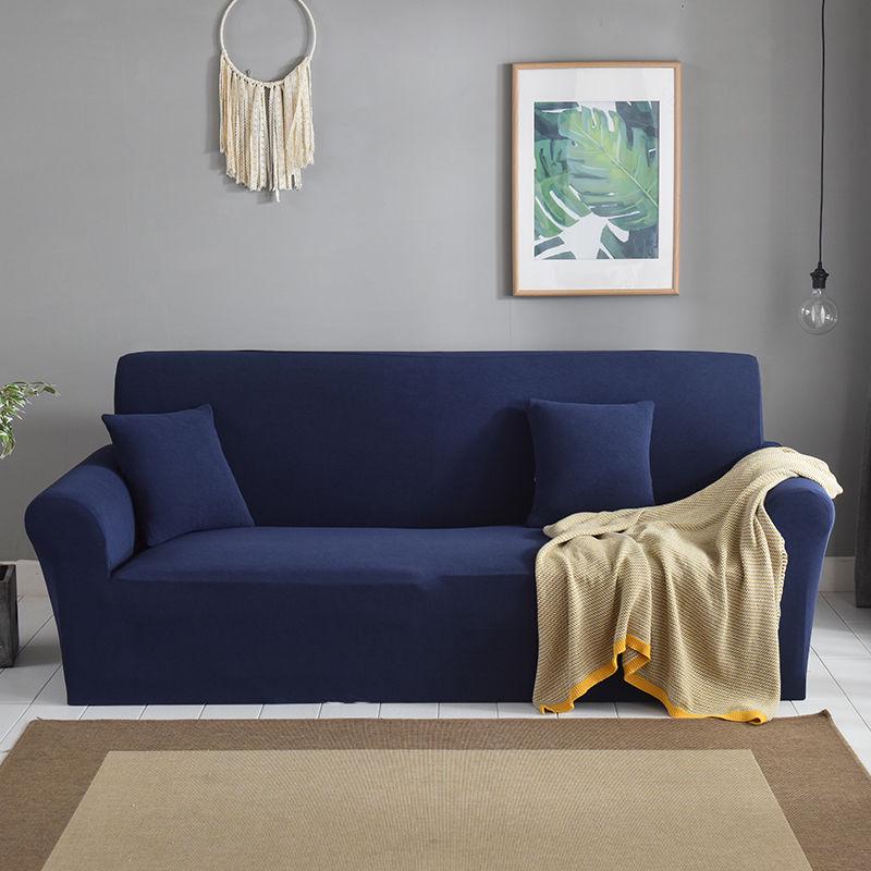 Pure shades Elastic Cover for Sofa Living Room Slipcover Sofa Cover Stretch couch Cover 1/2/3/4 Seat