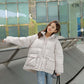 Winter Plus Size All-match Hooded Ladies Cotton Padded Jacket Short Loose Bread Coat Beautiful Down Padded Coat