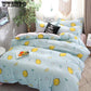 Home Textile Bedding 4pcs Set of Skin-friendly Bed Linen Quilt Cute Animal Bedclothes
