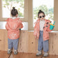 Winter White Duck Down Girls Disposable Down Jacket Thicken Plus Fleece Hooded Warm Cotton Jacket