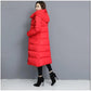 Autumn and Winter Down Coat Women's Mid-length Slim Plus Size Long Coat Cotton-padded Coat Women's Jacket