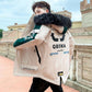 Winter Padded Jacket Plus Cotton Padded Padded Jacket Men's Jacket Padded Jacket Korean Handsome Hooded Youth Padded Warm Padded Jacket