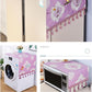 Fridge Dust Cover Washing Machine Cover Household Dust Proof Covers with Storage Pockets