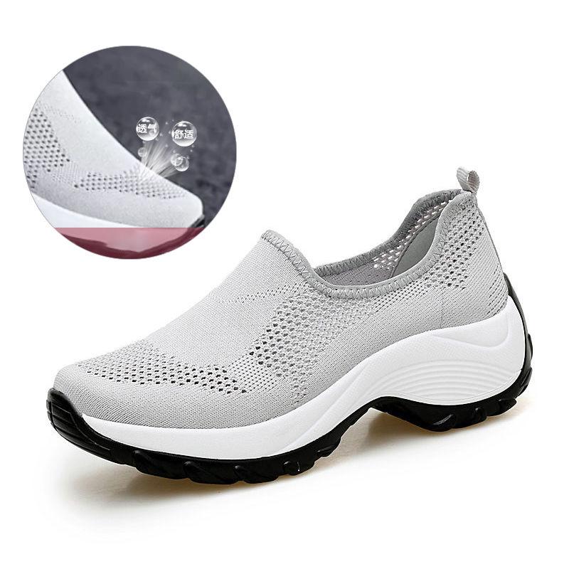 Women Platform Sneakers Spring Ladies Wedges Casual Shoes Women Trainers Comfortable Femme Height Increasing Women Shoes