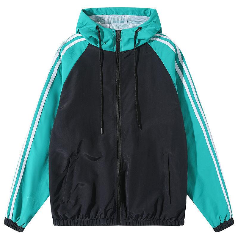 Jacket Men's 2021 Spring and Autumn New Student Trend Hooded Jacket