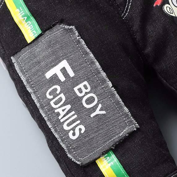 Boys Velvet Pants Children's Sports Pants Winter Boy Girls Trousers Thick Warm Plush Pants