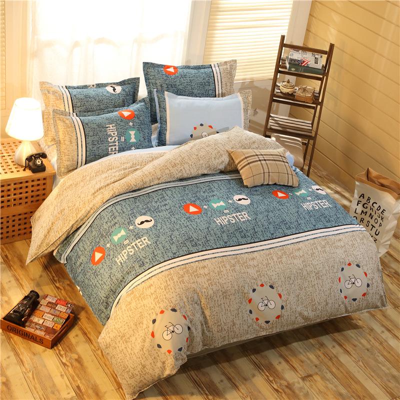 Bedding Set Modern Geometric Print Bedclothes Duvet Full Sets Twin Cover Queen