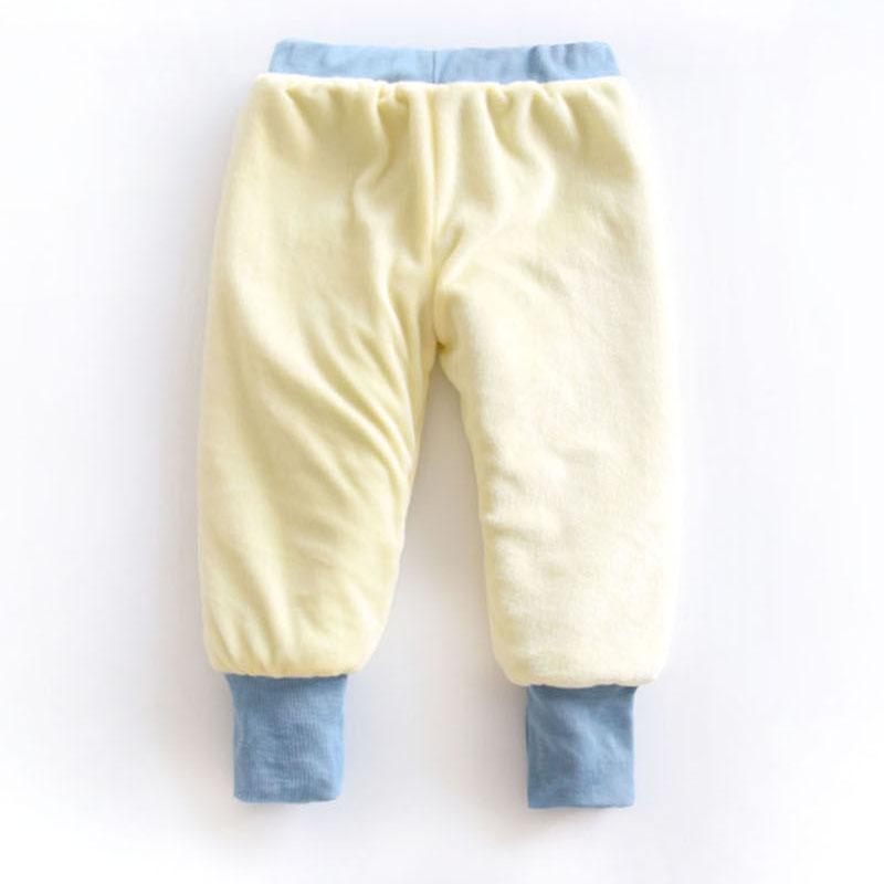 Children's Cotton-padded Clothes Suits Boys and Girls Winter Clothes Plus Fleece Sweater Autumn and Winter Two-piece Suit