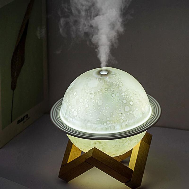 250ml Christmas Indoor Air Humidifier Night Light Atmosphere Light Silent Aroma Diffuser USB  Electric Sprayer