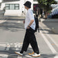Summer Solid Color Loose Wide-leg Pants Men's Straight Casual Pants