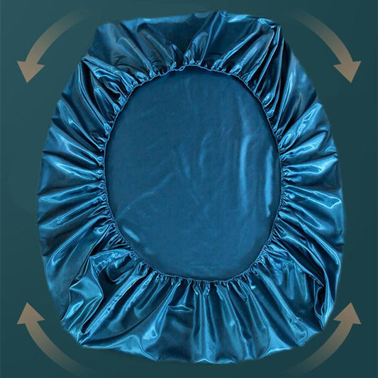 3pcs/set Summer Ice Silk Skin-friendly Mat Bed Sheet Three-piece Protective Cover for Embroidered Bedding