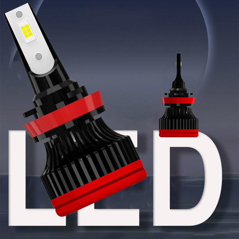 Car Led Headlights 12V24V H1 H4 H7 9005 Ultra-bright Condensing Far and Near Light Integrated Front Headlight Fog Lamp Modification