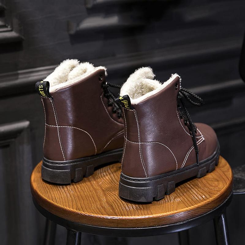Snow Boots Women Winter New Plus Velvet Warm Martin Short Boots Waterproof and Cold All-match Plus Cotton Shoes