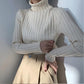Pofulove Colorful Thick Knit Sweaters Women's Pullover Long-sleeved Sweater Bottoming Shirt Wild Top