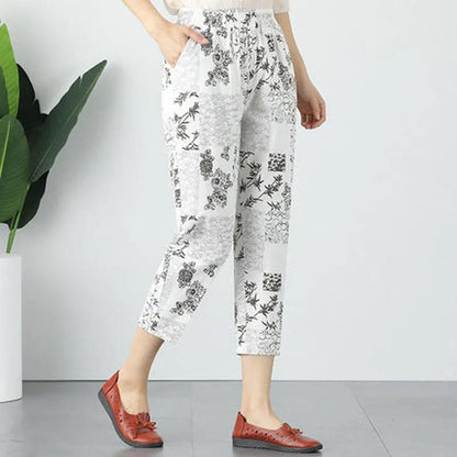 Nine-point Pants Summer Thin Section Loose Wild Harem Pants Casual Sports Pants Women