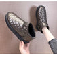 Winter Plus Velvet Casual Rhombus Cotton Shoes Boots Waterproof Snow Boots Women