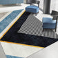Household Carpet Modern Minimalist Geometric Lattice Carpet Living Room Bedroom Bedside Non-slip Carpet Floor Mat