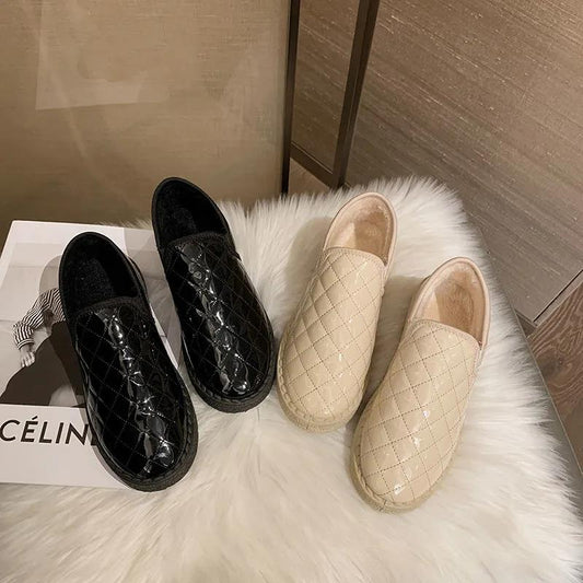 Snow Boots Autumn and Winter Cotton Shoes Outer Wear Warm Shoes Non-slip Soft Bottom Cold Light Women's Shoes