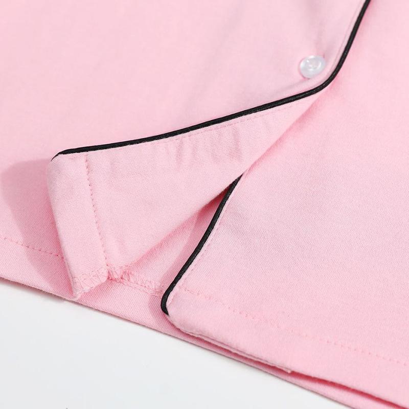 High-end 100% Double-sided Pure Cotton Cotton Pajamas Women's Pajamas Long-sleeved Home Service Suits with Soft and Skin-friendly Fabrics